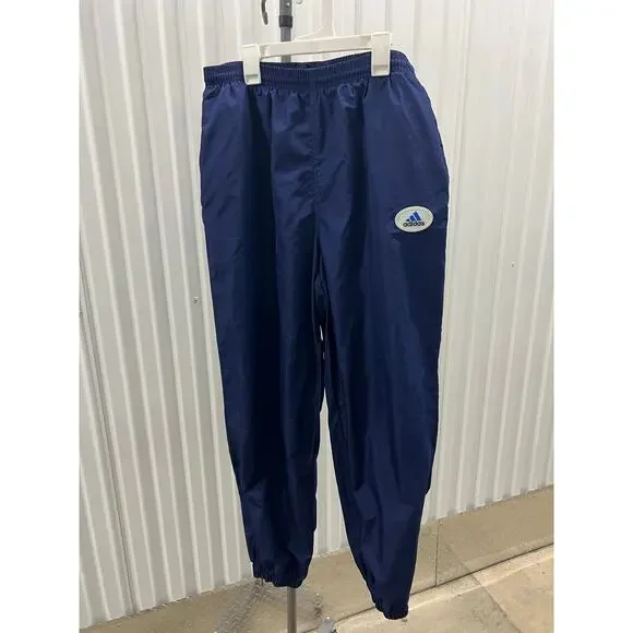 Vintage 1990’s Adidas Blue and White Two Piece Track Suit Size Large